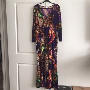 Colorful Long Sleeve Dress